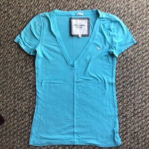 Abercrombie & Fitch Deep V Neck Shirt